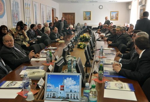 Встреча топ-менеджмента Белоярской АЭС с Александром Мишариным