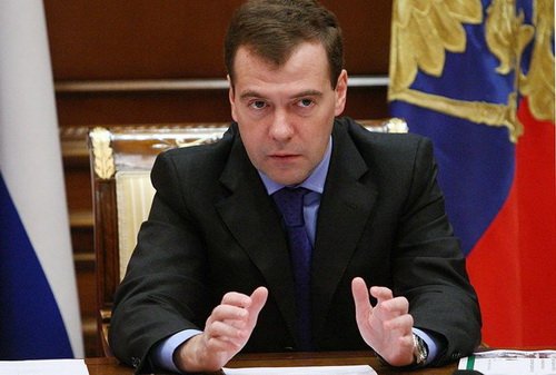 Президент Российской Федерации Дмитрий Анатольевич Медведев.  Фотография предоставлена сайтом http://www.kremlin.ru